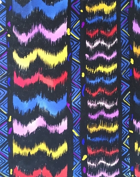 Waves of Bright Colors
